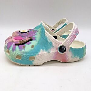 Crocs Iconic Comfort Clogs Unisex Childs C 13 Pastel Waterproof Sandals Jibbitz